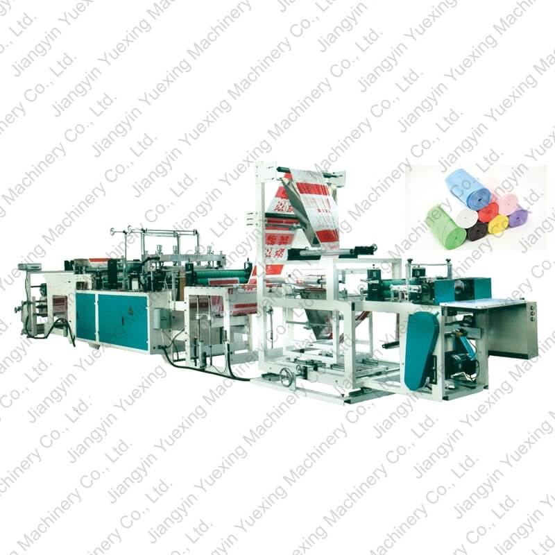 Single Channel Four-fold Bag Manufacturing Machine