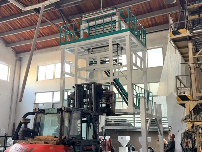 Our Film blowing machine assembly process