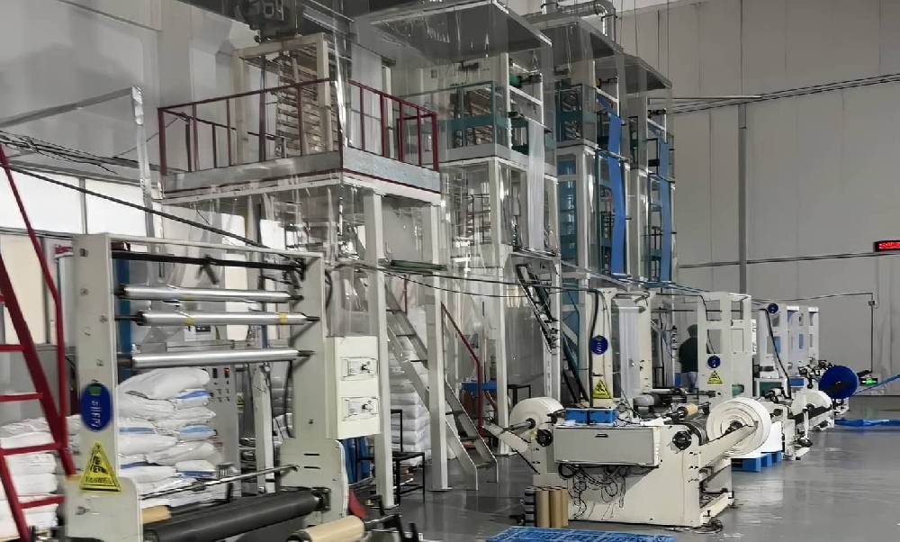 Wuxi 850ABA film blowing machine production gloves case