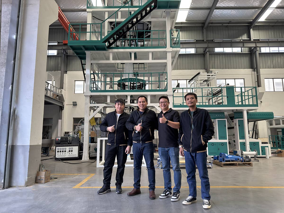 photo with thai customer