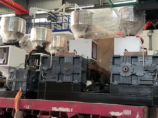 film blowing machines were loaded and shipped