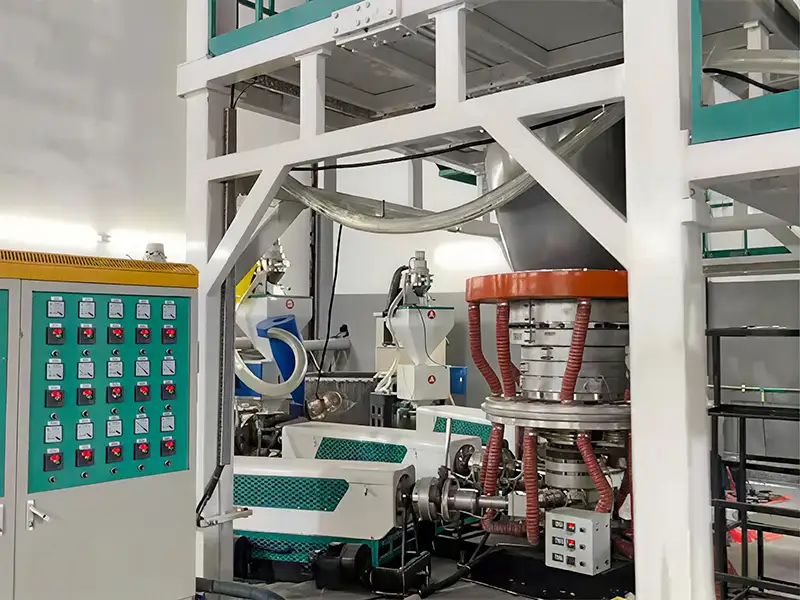 how to increase film blowing output abc machine