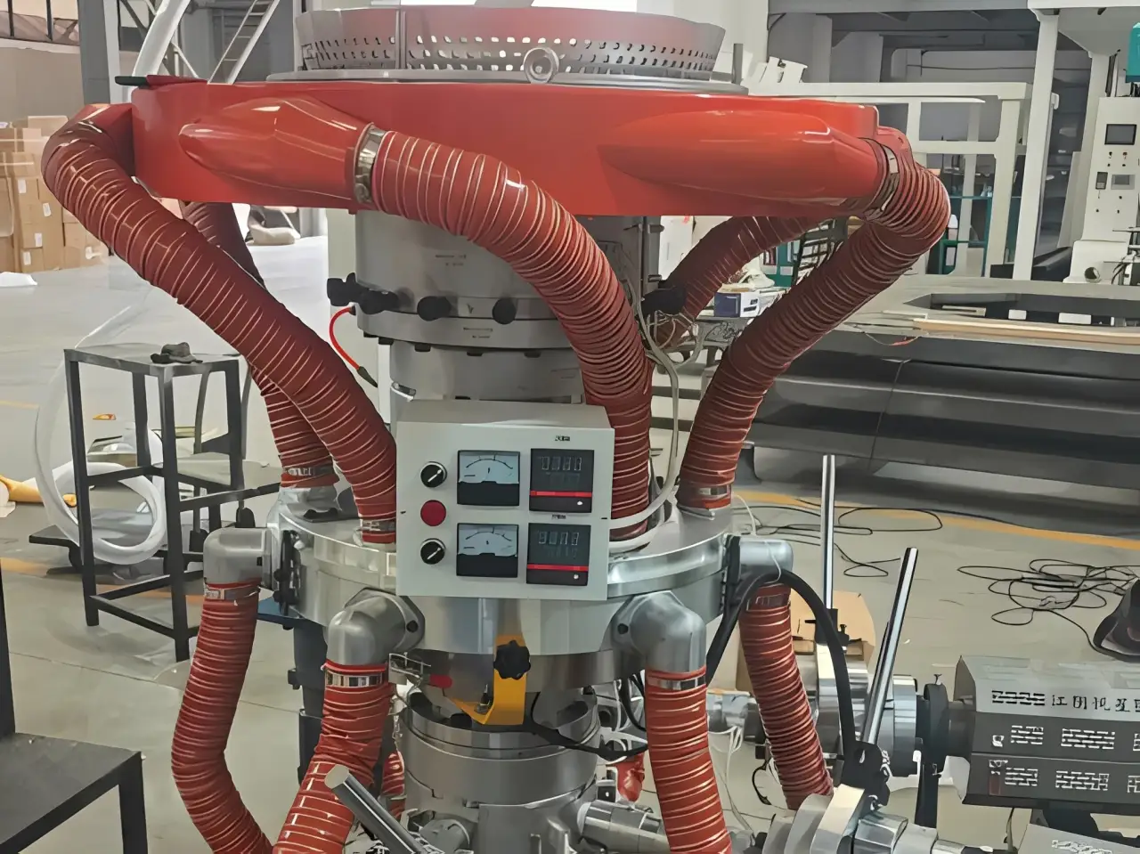 rotary die head film blowing machine