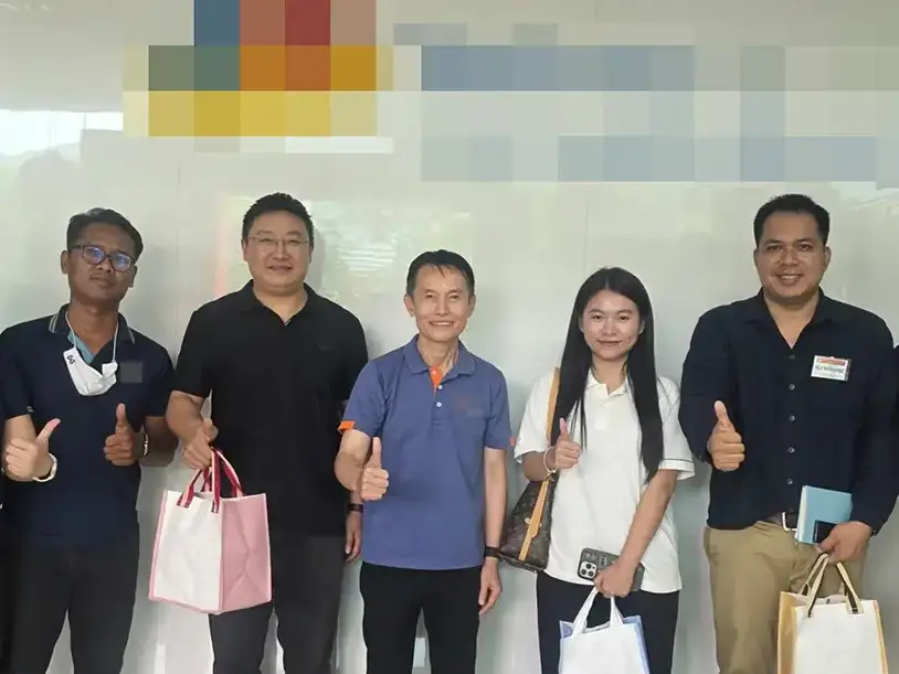 Yuexing Machinery Visits Thailand Customer for ABC Film Blowing Machine Project