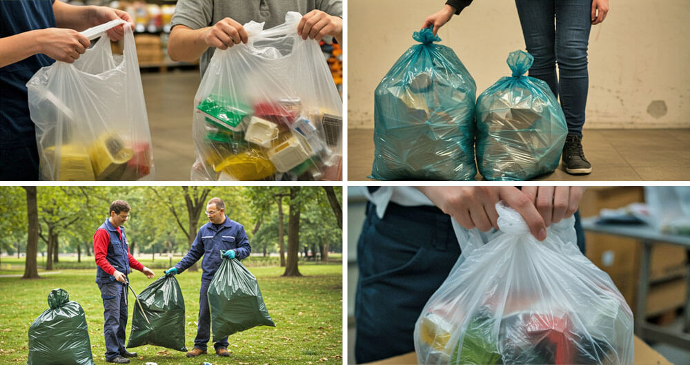 shopping bags,garbage bag